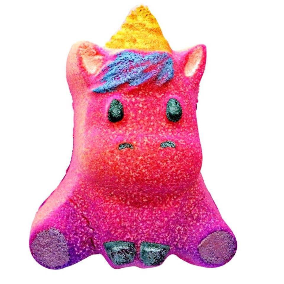 Raspberry Lemonade Unicorn Bath Bomb Vegan Handmade Artisan