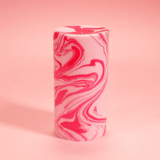 Loverdose Marble Pillar Candle