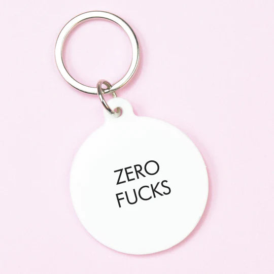 Zero Fucks Keytag