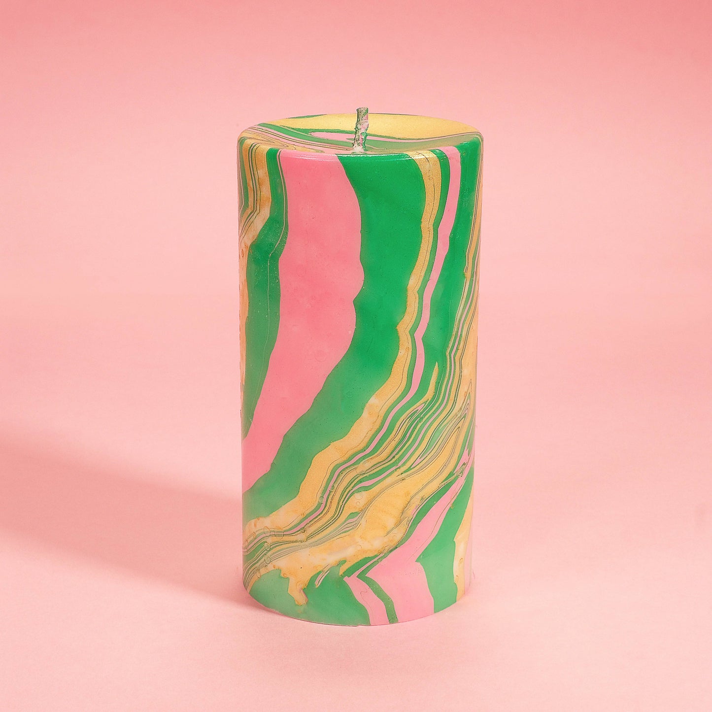 Beverly Hills Marble Pillar Candle