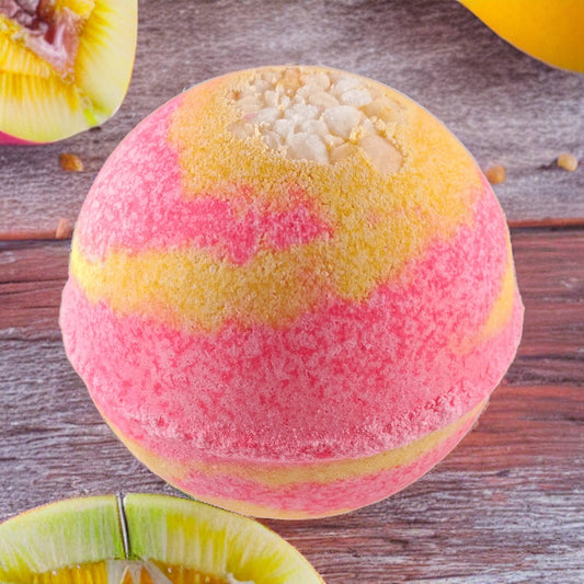 Mango Margarita Fizzy Bath Bomb Vegan Handmade Artisan